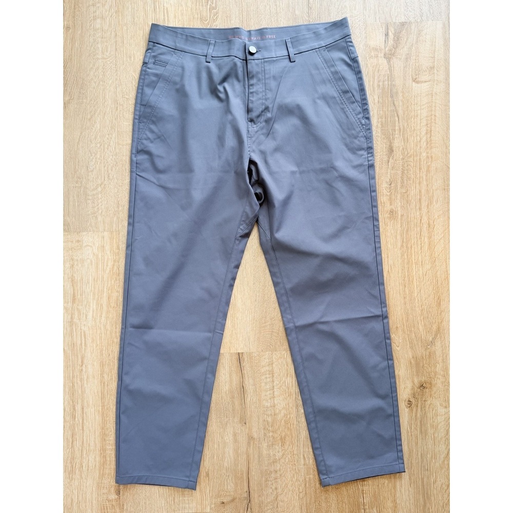 Marcus Pierce Pants Men 33x28 Gray Performance Reflective Zip Pocket EUC